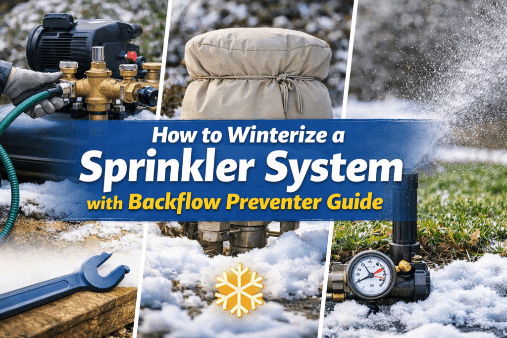 How to Winterize a Sprinkler System with Backflow