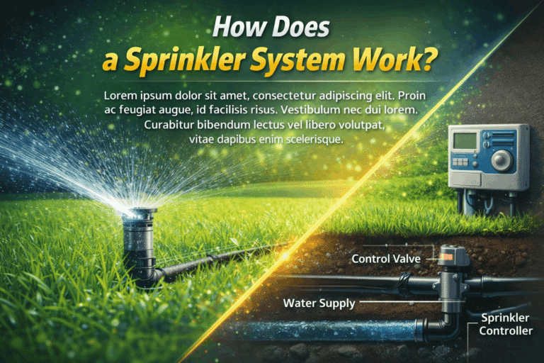 How does a sprinkler system work?