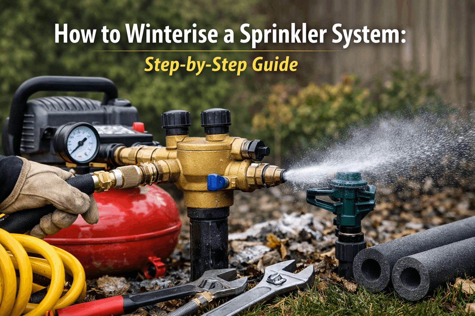 How to Winterise a Sprinkler System: Step-by-Step Guide