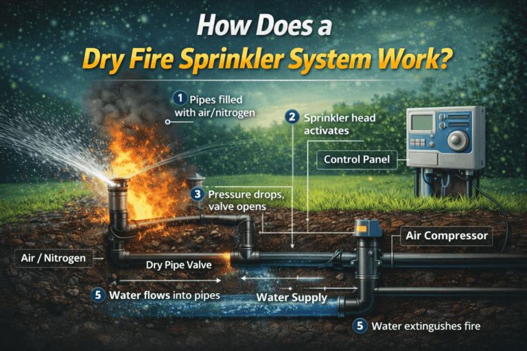 How Does a Dry Fire Sprinkler System Work