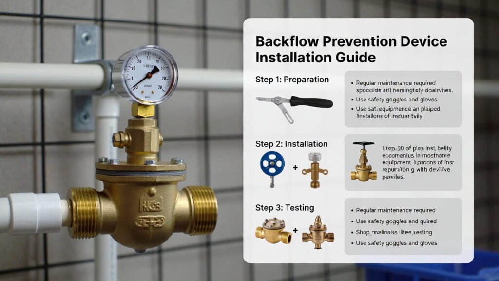 backflow device irrigation system