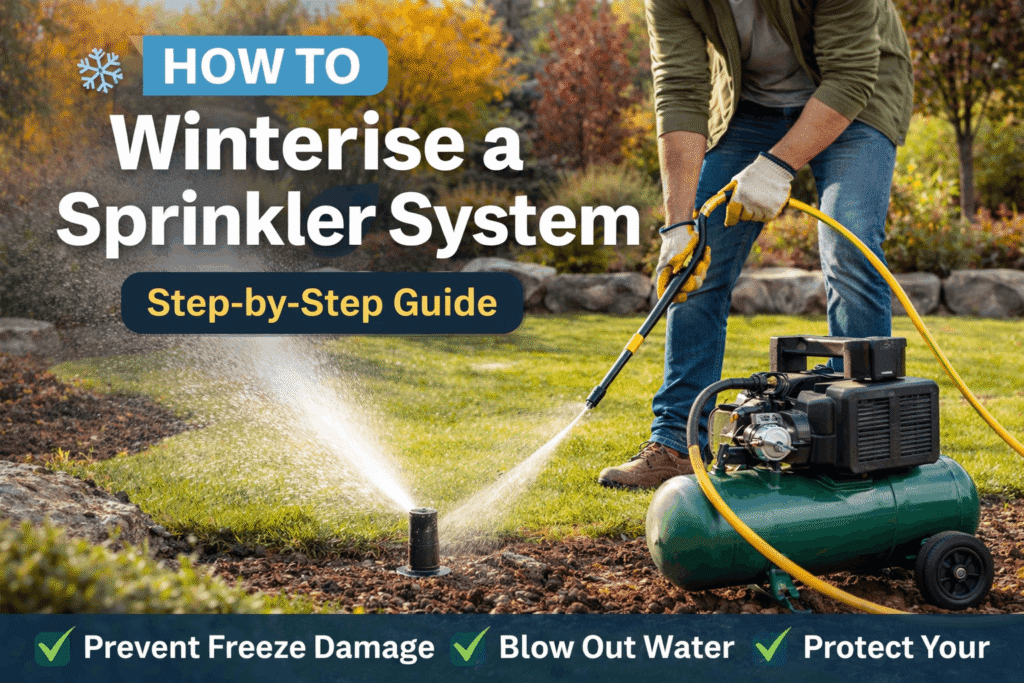 how to winterise a sprinkler system
