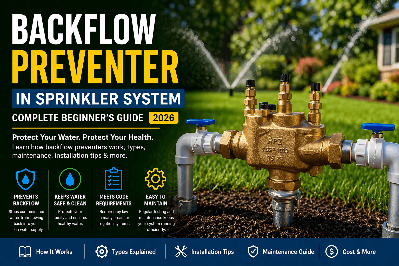 Backflow Preventer in Sprinkler System: Complete Guide & Types (2026)
