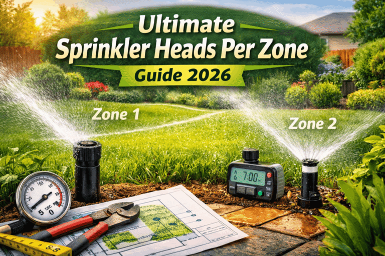 How many sprinkler heads per zone
