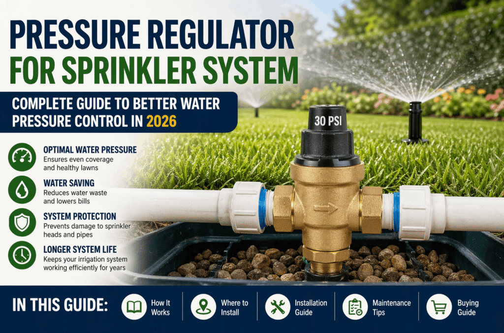 pressure regulator for sprinkler system