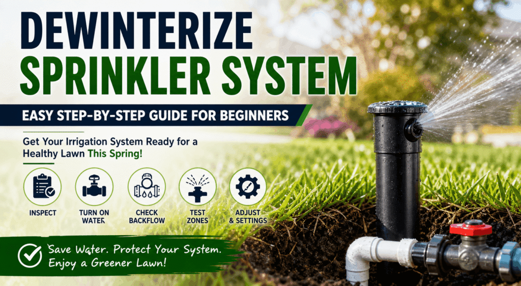 Dewinterize sprinkler system
