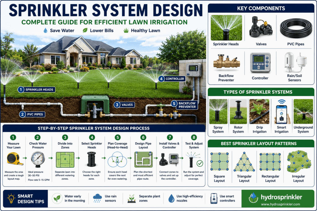 sprinkler system design