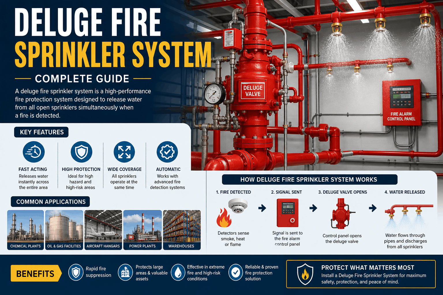 Deluge Fire Sprinkler System: 8 Smart Benefits & Costs