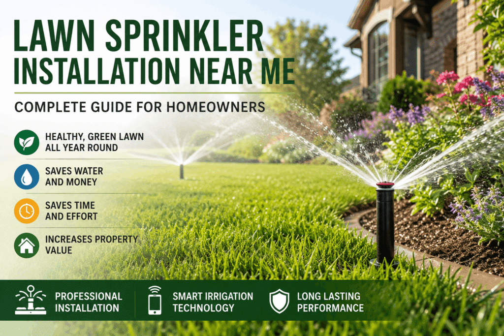 lawn sprinkler installation near me