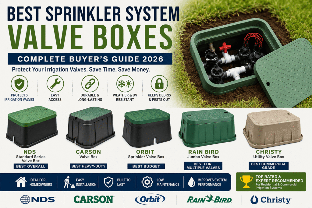 sprinkler system valve box