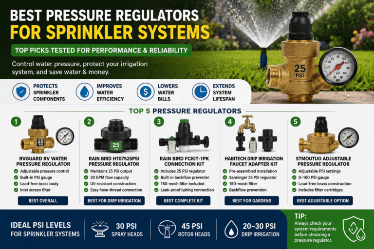 pressure regulator for sprinkler system