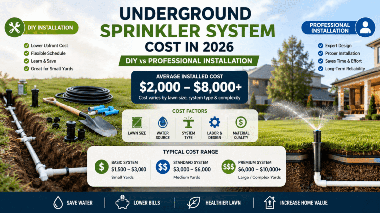 underground sprinkler system cost
