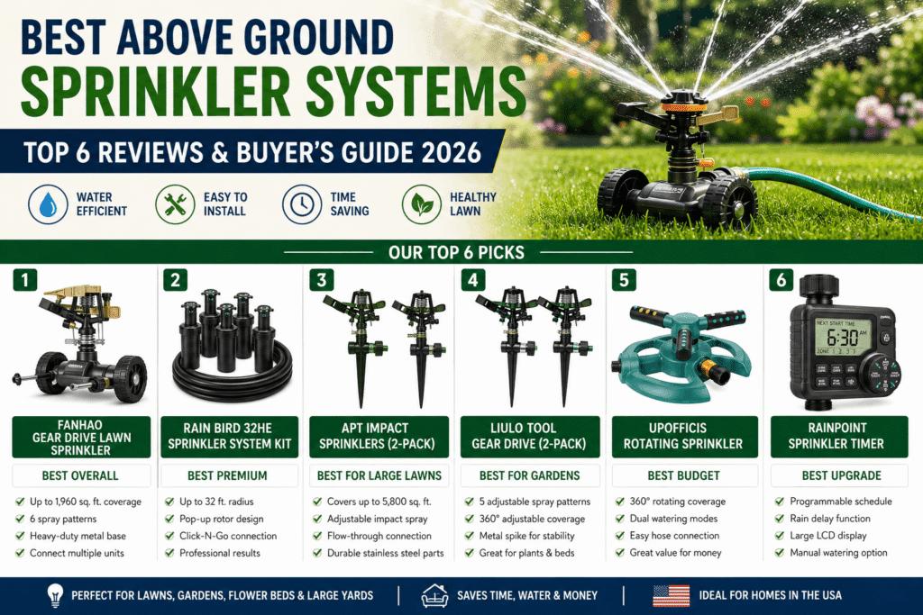 above ground sprinkler system