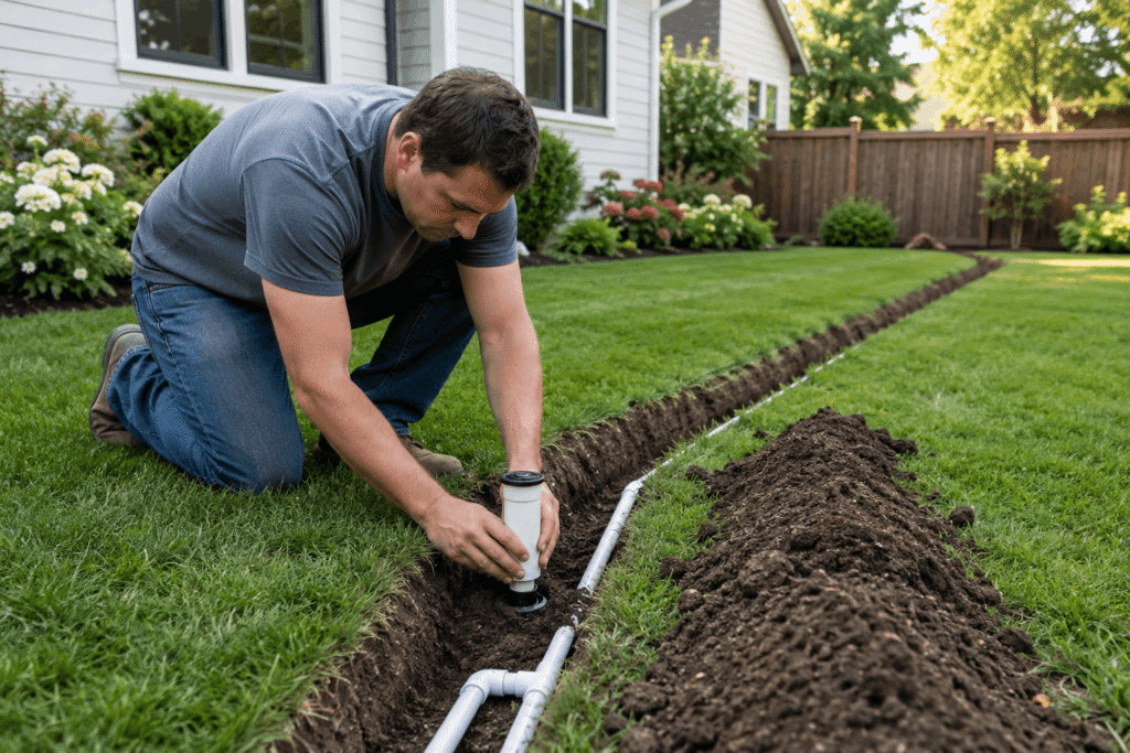 installing a sprinkler system