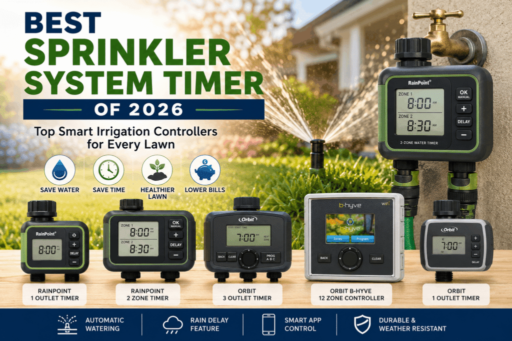 sprinkler system timer