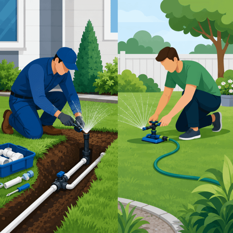 lawn sprinkler system contractor