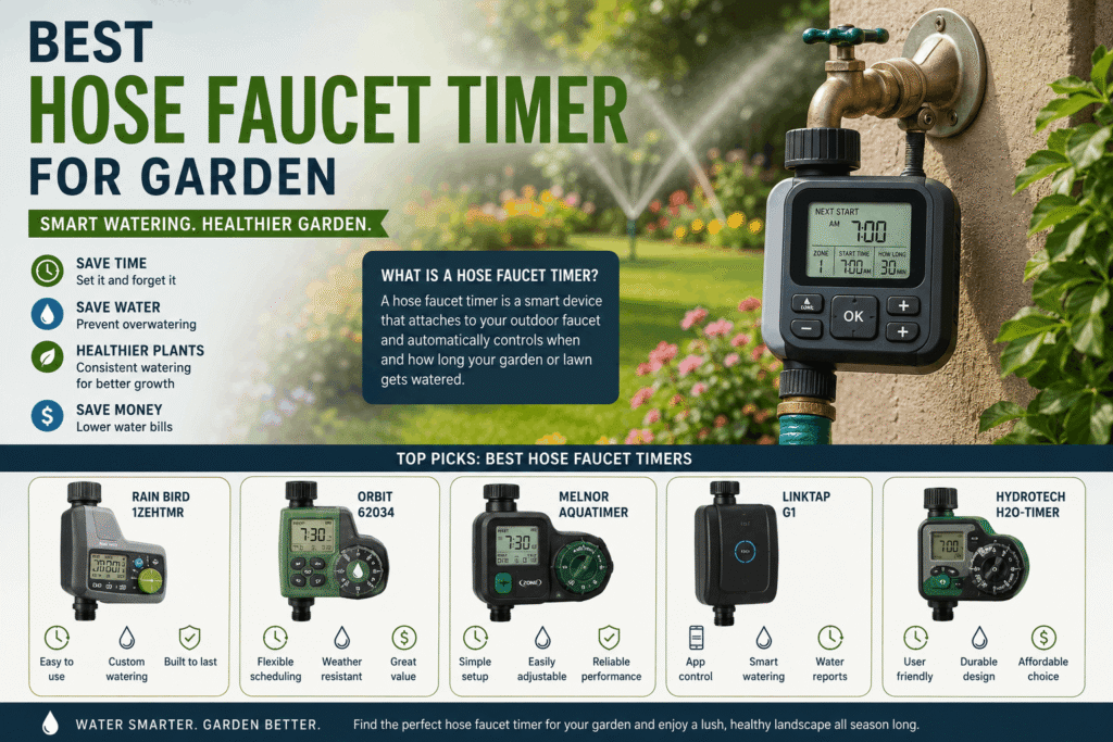 best hose faucet timer for garden