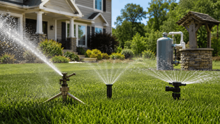 best sprinkler heads for well water systems